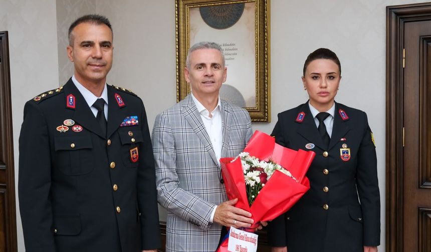 VALİ ÇİÇEKLİ, JANDARMA'NIN 186. YIL DÖNÜMÜNÜ KUTLADI